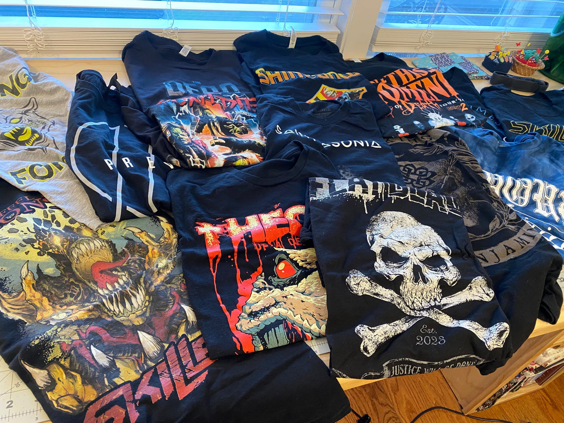 Currently Stitching: T-shirt Quilts