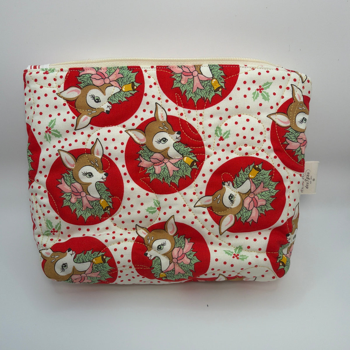 Retro Reindeer Midi Clutch