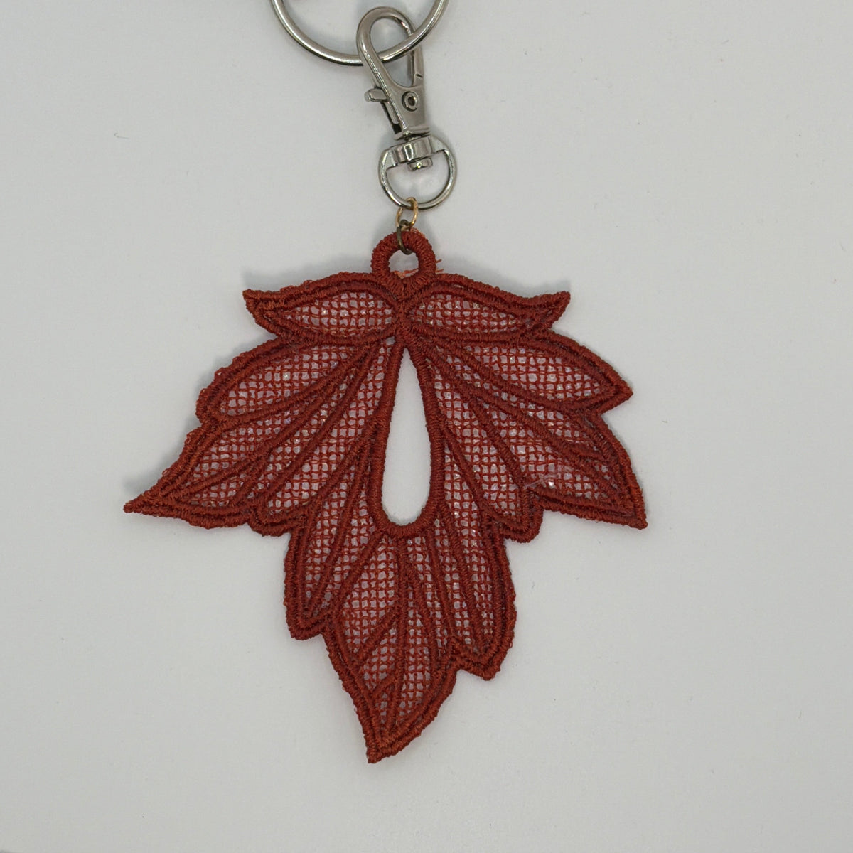 Lace Maple Leaf Bag Charms