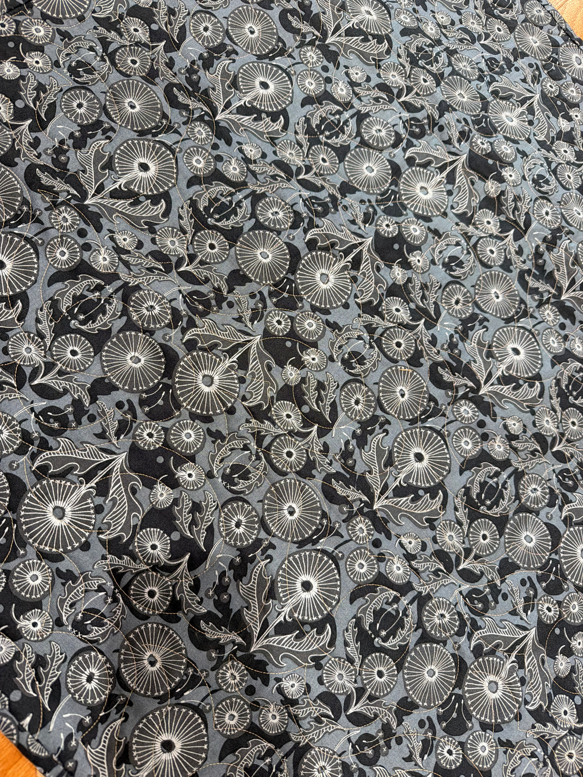 Shimmering Hexies Baby Quilt