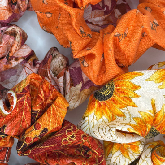 Autumn Scrunchies