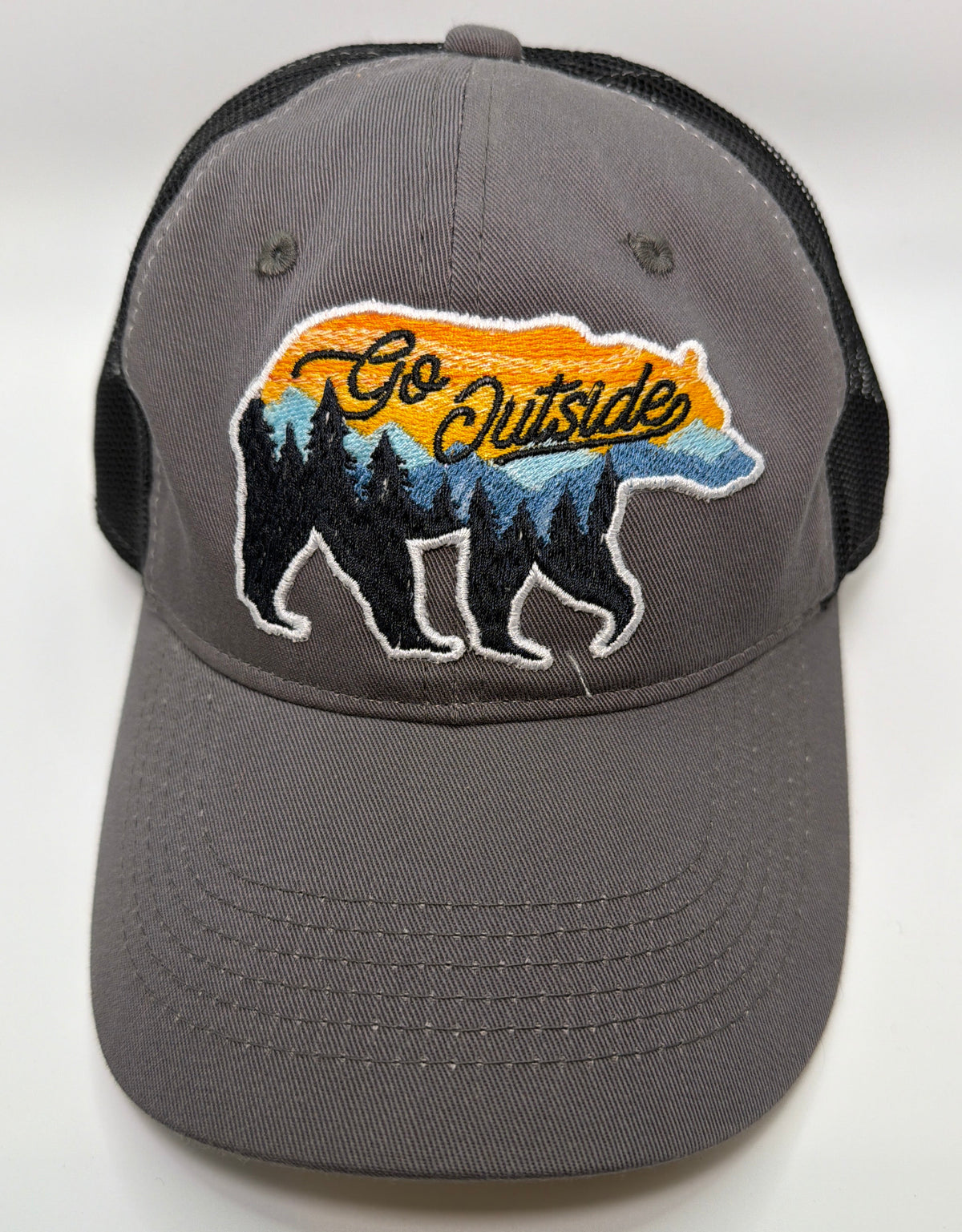 Go Outside Bear Trucker Cap