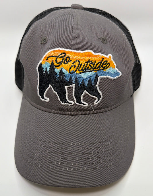 Go Outside Bear Trucker Cap