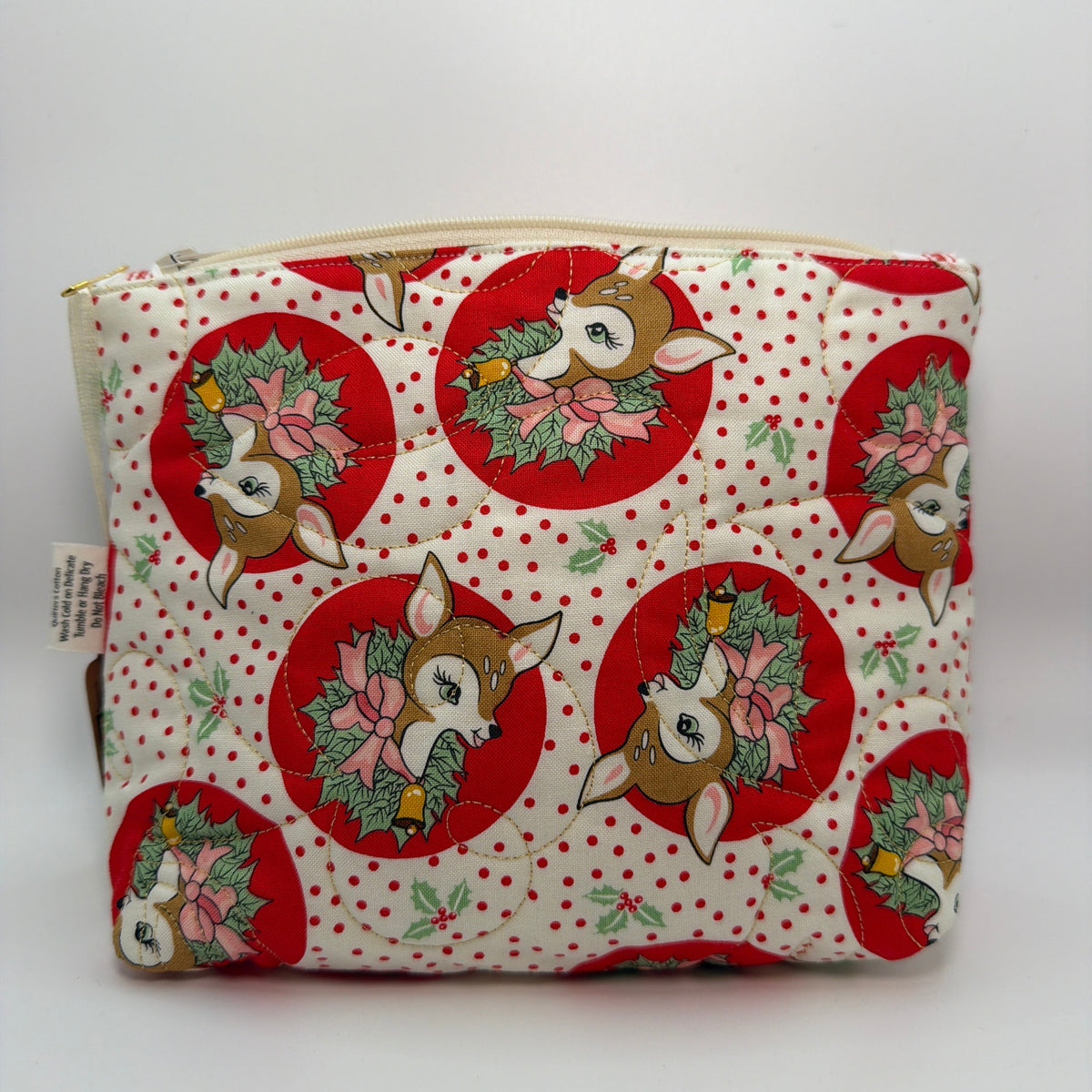 Retro Reindeer Midi Clutch