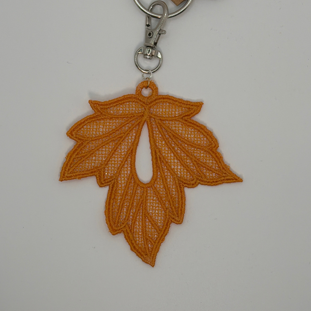 Lace Maple Leaf Bag Charms