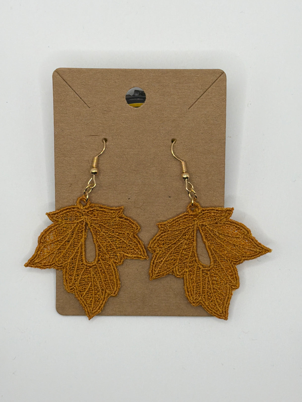 Lace AutumnnLeaf Earrings