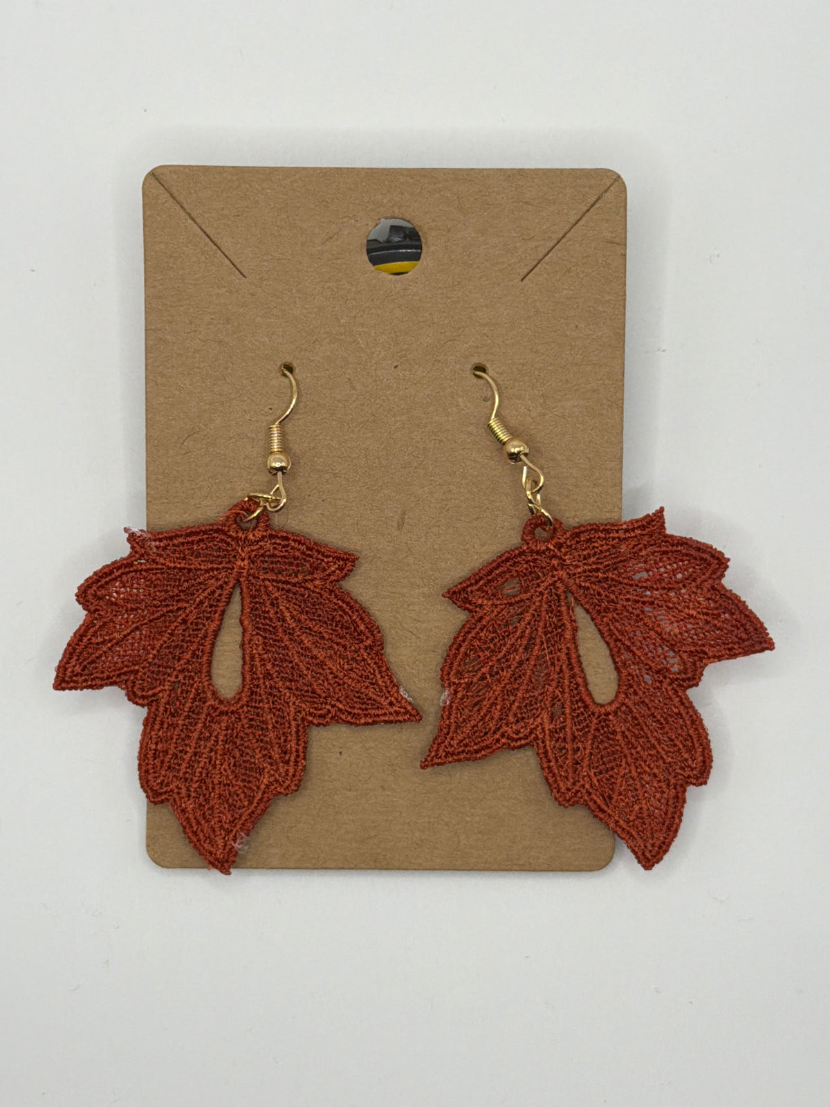 Lace AutumnnLeaf Earrings