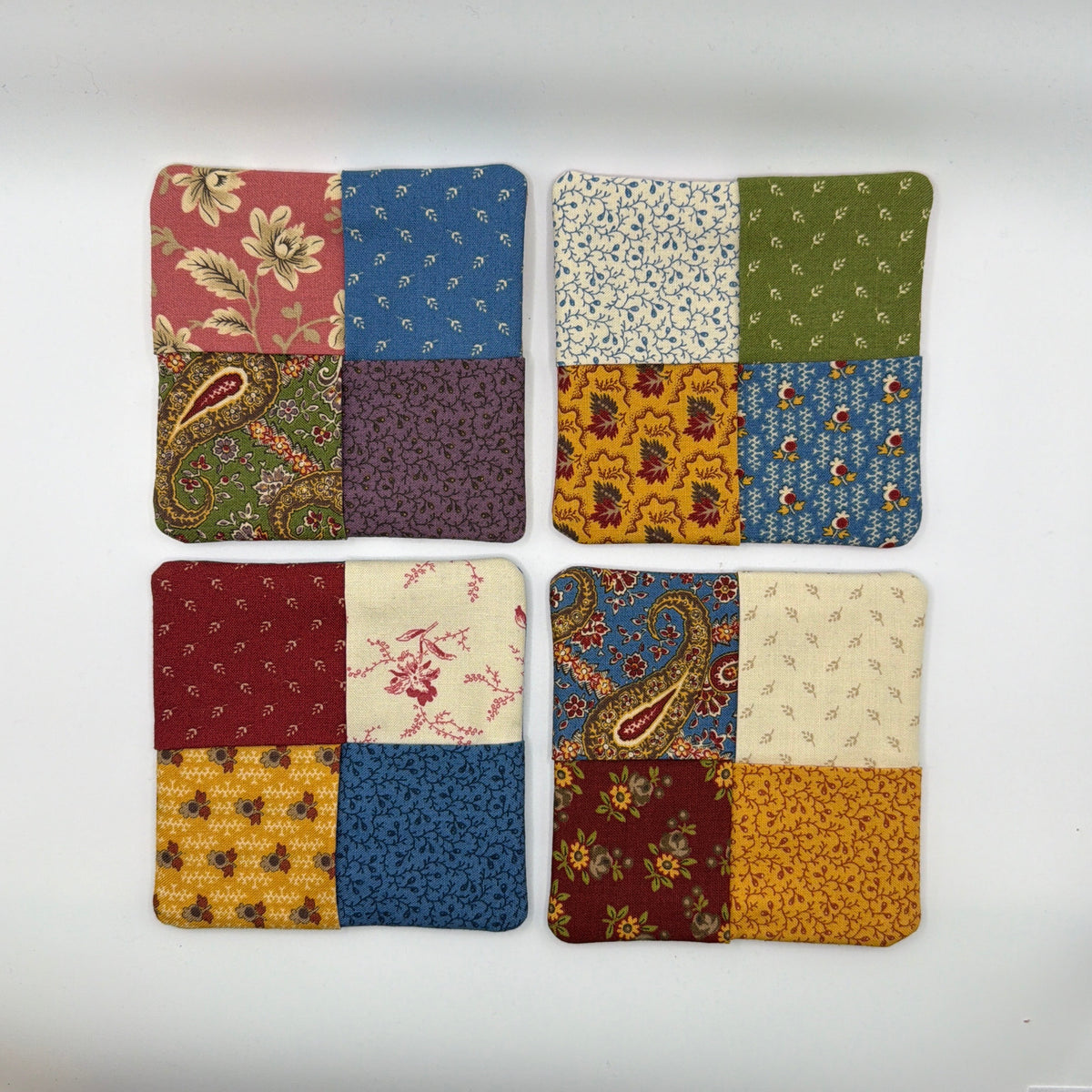 Farmhouse Quilted Coasters Four Pack
