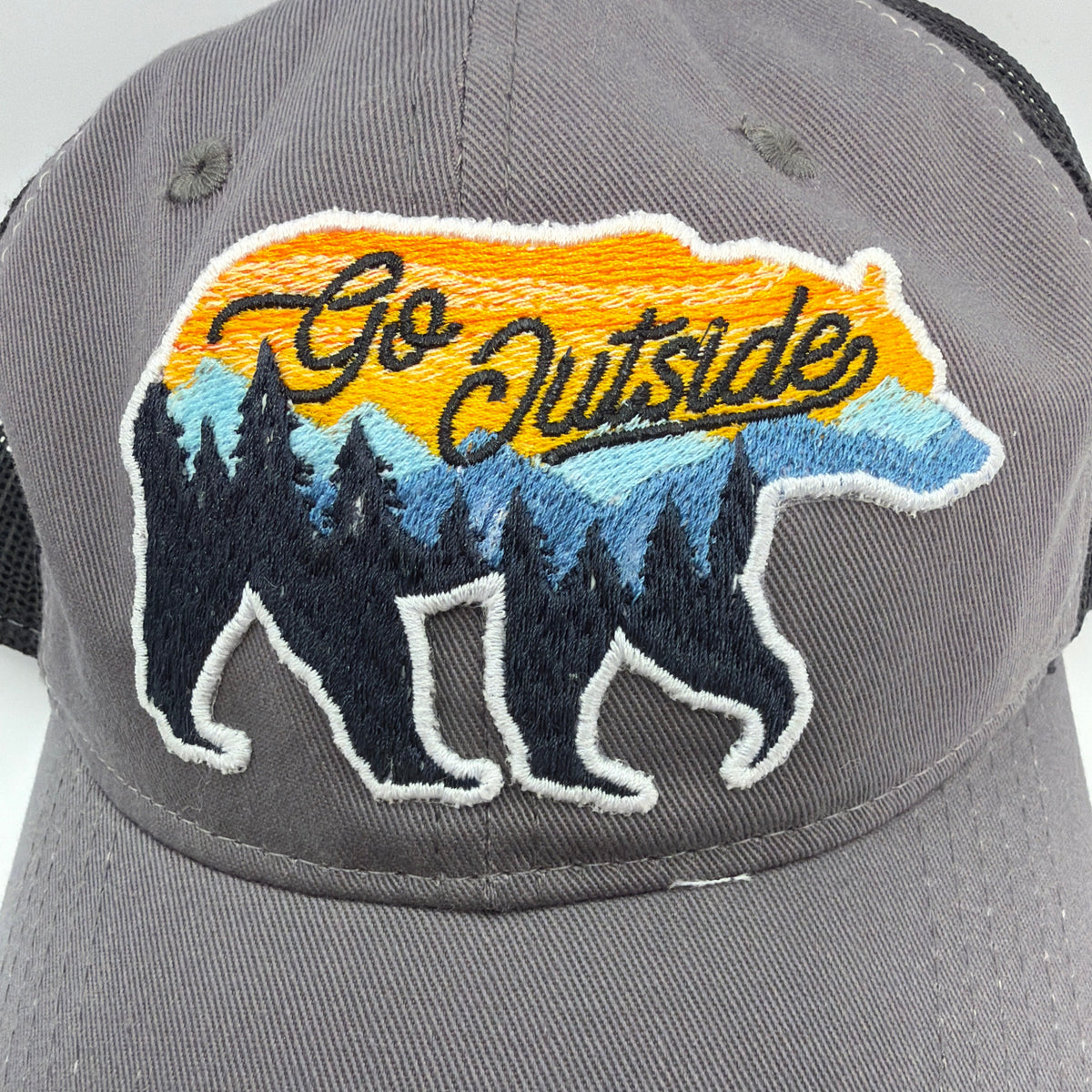 Go Outside Bear Trucker Cap