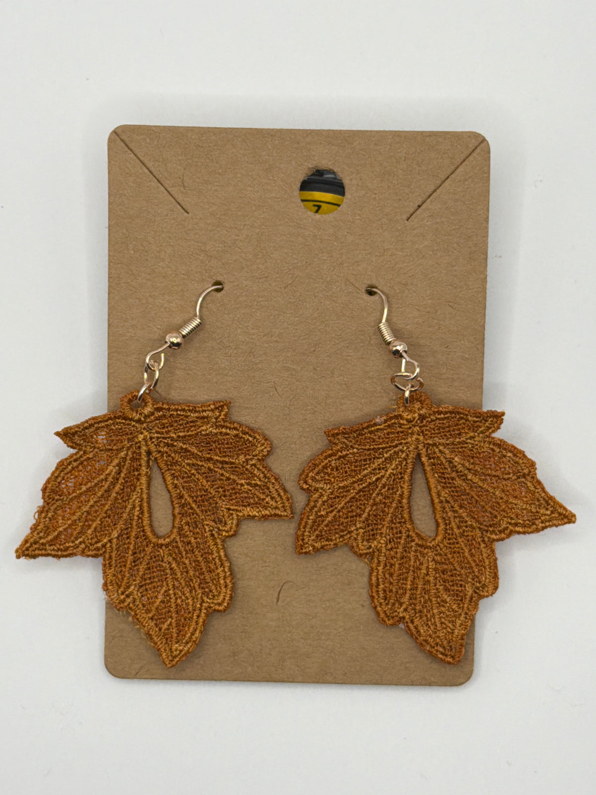 Lace AutumnnLeaf Earrings