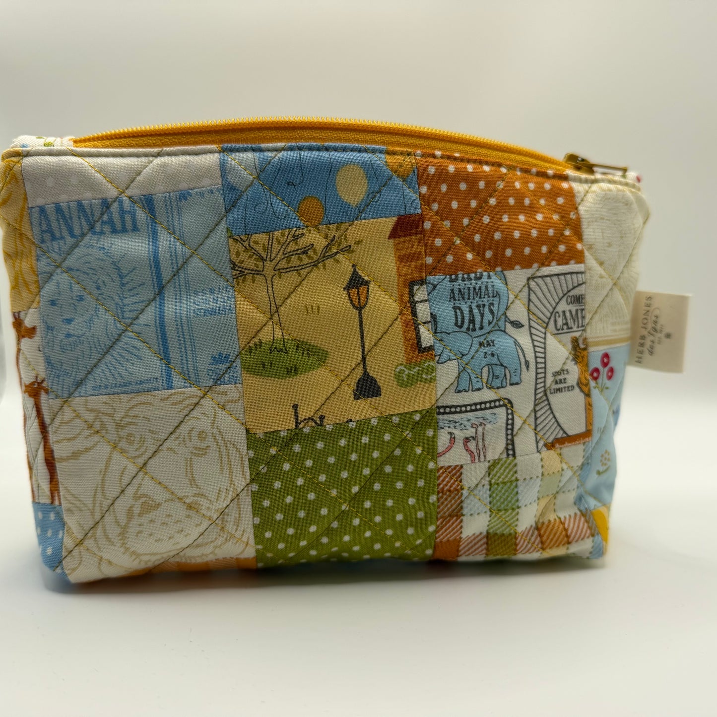 Afternoon at the Zoo Quilted Clutch